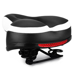 Cojín Absorbente de Golpes para Bicicleta, cojín para Asiento de Bicicleta MTB, cómodo y Transpirable, Repuesto para Asiento de Bicicleta, tapicería,  características