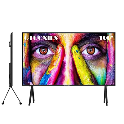 GTUOXIES 100 pulgadas LED y LCD TV, TS100TV, pantalla enorme, 100 pulgadas Televisión y video 4K TVs, 16: 9, WIFI, HDMI, USB Home Viewing/Retail