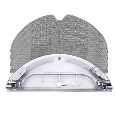 CURRY 5 Piezas Robot Aspiradora Tanque de Agua PañO de Limpieza Adecuado para Mijia Mi 1C Mop Pro Piezas de Repuesto para Aspiradora DoméStica