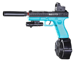 2020 Última bola de gel Blaster Gun Gun Glock con revista de tambor automático eléctrico Splatter Ball pistola pistola con gafas de protección y 30000 en oferta