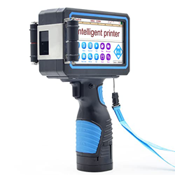 Impresora de mano portátil con pantalla táctil de 5 pulgadas, altura de impresión 0,08-0,5 pulgadas Máquina de codificación de inyección de tinta para precio