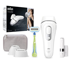 Braun Silk-expert Pro 3 Depiladora mujer luz pulsada IPL, cabezal de precisión y maquinilla de afeitar Venus + Face Rasuradora facial para mujer con l características