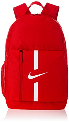 Nike Academy Team Sports Backpack, Unisex, University Red/Black/White, MISC