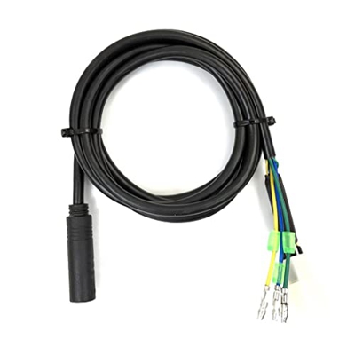 vreplrse Cable de Motor de bicicleta hembra a macho convertir conector de extensión de bicicleta eléctrica reemplazo de actualización de modificación 