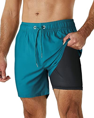 Wantonfy Bañador Hombre Shorts de Baño Shorts de Playa Natación Piscina Secado Rápido Playa Traje de Baño
