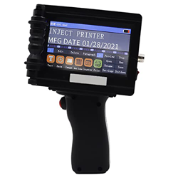 TEHONGMAI Impresora de inyección de Tinta portátil de Mano con Pantalla táctil de 4,3 Pulgadas, Utilizada para impresión Comercial, código de Barras,  precio