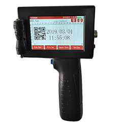 Impresora de inyección de tinta de mano inteligente portátil, altura de impresión (0.08-1 pulgada) Máquina de codificación de inyección de tinta para  precio