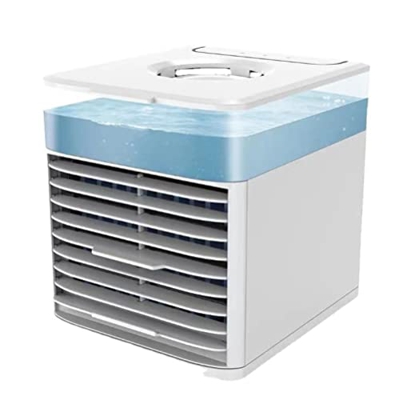 SouiWuzi Air acondicionador portátil, Mini acondicionador de Aire Acondicionado portátil USB Cooler Ventilador UV Ventilador 6.25x6.34x5.67 Pulgadas