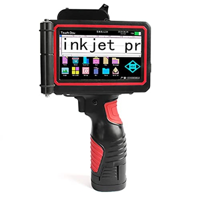 Impresora portátil de inyección de tinta de mano de 2 pulgadas, impresora de mano de 50,8 mm, máquina de codificación de inyección de tinta de mano co