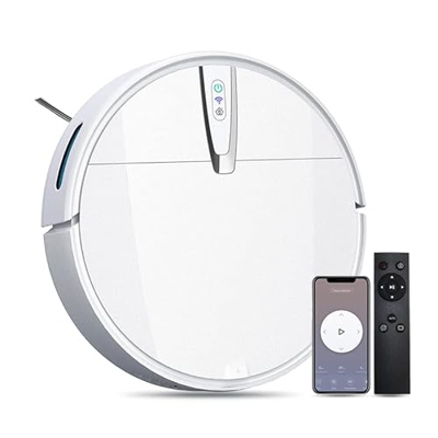 Robot aspiradora, aspiraciones robóticas 2000PA Strong Suction WiFi Wifi control remoto Máquina de barrido Autocarge Máquina de barrido Limpieza de pi
