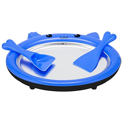 XUnion #91618J F-Ried Máquina de yogur para el hogar Mini máquina de hielo para niños Placa de helado de frutas hecha en casa perfecta para helado hec