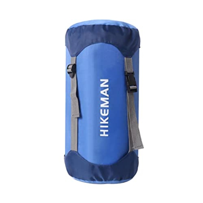 predolo Bolsa de Compresión para de Dormir, Bolsa Organizadora de Almacenamiento, Resistente Y Compacta, Bolsa de Mochilero para Ahorrar Espacio, Azul