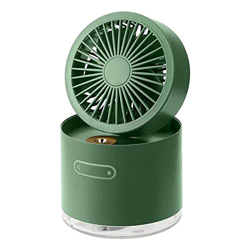 Yajuyi Ventilador de Aire Acondicionado Portátil, Regalo Silencioso, Difusor Plegable, Refrigeración Personal para Dormitorio, Oficina, Escritorio, Tr características