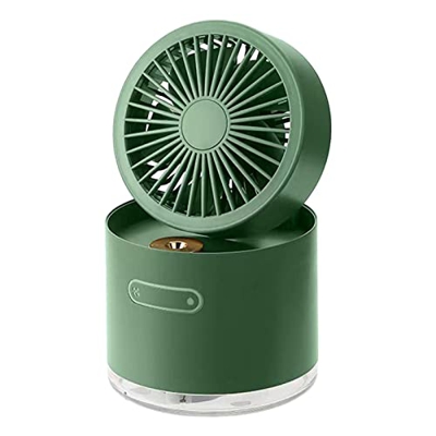 Yajuyi Ventilador de Aire Acondicionado Portátil, Regalo Silencioso, Difusor Plegable, Refrigeración Personal para Dormitorio, Oficina, Escritorio, Tr