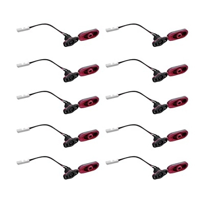 Genggeng Cubierta de orificio de carga para scooter eléctrico, 10 piezas, con puerto de cable de carga, cubierta impermeable compatible con Xiaomi Mij