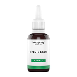 foodspring Vitamin Drops B12, 30 ml, agua + aroma natural + vitamina B12 (cobalamina), mejora tu sistema inmunológico y recarga tus reservas de energí características
