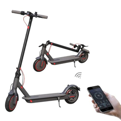 Patinetes eléctricos para Adultos, E-Scooter Plegable con, Batería de 10,4 Ah, 30-40 km de Alcance, neumáticos de Panal de Abeja de 8,5" con absorción características