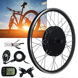 TOOJUN Kit de conversión de Bicicleta eléctrica 500W, 20", 24", 26", 27,5", 700C, 28", 29", Motor de Cubo de Rueda Trasera, Accesorios de Bicicleta el características