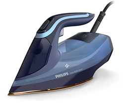 Philips Azur Serie 8000 Plancha De Vapor - 55 g/min De Vapor Continuo, 240 g De Impulso De Vapor, 3000 W, Tecnología OptimalTEMP, SteamGlide Elite, Az precio