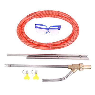 PYNQ Kit de chorro de arena para lavadora a presión, accesorio de chorro de arena húmedo, 5000 PSI, desconexión rápida de 1/4 pulgadas