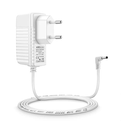 Aukru 5.9V Cable Cargador Fuente de Alimentación para Motorola MBP33 Vigilabebés Baby Video Monitor de bebés Unidad - Blanco