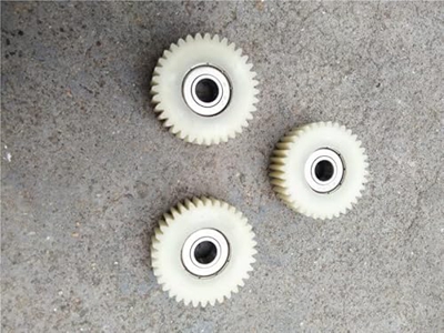 Genggeng 3 unids 36 dientes rueda de litio eléctrico bicicleta motor engranaje plástico nylon engranaje 608Z rodamiento 8MM agujero interior diámetro