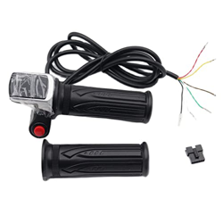 Genggeng Voilamart 2 4V / 36V / 48V 1 Par de Control de Velocidad de Bicicleta eléctrica Twist GRITT GRAP Kit con LCD Mostrar Accesorios de conversión características
