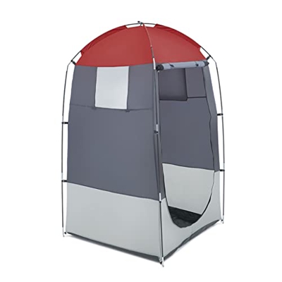 QREUR Vestidor simple para acampar, portátil, portátil, portátil, portátil, portátil, fácil de montar, portátil, portátil, portátil, fácil de montar