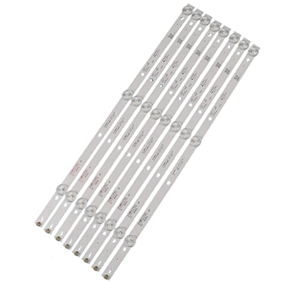 UVWP 8pcs TV Kits de lámpara LED Tiras de retroiluminación Le43m3570 / 60 Le43m3579 LED Bares Bandas 4708 -K43WDC-A1113N11 Gobernantes K430wdc1 a1 Ade