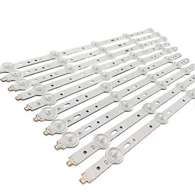UVWP 100% 10pcs / Set LED Tira de retroiluminación Svs400a79 4led a b d 5led c Tipo Rev. 1 120712 4 0d1333b 40l1333b 40pfl3208t lta400hm23 Reemplazo d