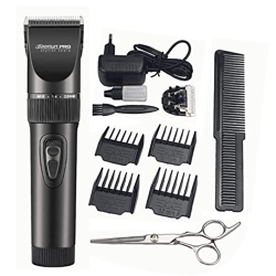 Cortadora de cabello profesional recargable para hombres, con cable, cortadora de barba, maquinilla de afeitar eléctrica, cortadora de cabello, 4 pein en oferta