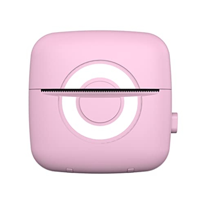 XUnion #Z12sK2 Mini Printe-R etiqueta engomada Makerbluetooth portátil inalámbrico Impresión-R máquina térmica Printe-R para Notesphotosticky, Rosa#2m