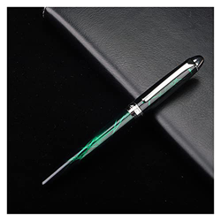 DEDONG Bolígrafo Red Green Calidad Metal Modificado Caneta Calligrafía Cuerpo Redondo Cuerpo Cuerpo Inglés Pluma Papelería Papeler para Hombre y Mujer características