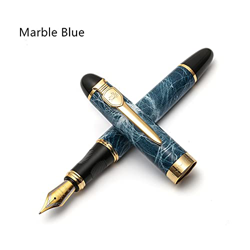 DEDONG Bolígrafo Royal Fountain Pen, Sword and Shield Clip, Lujoso Anillo de Oro Trim, Medium Nib, Oficina Signature School Caligrafy para Hombre y Mu en oferta