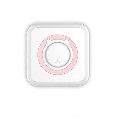 # 5W65R9 impresora térmica portátil Bluetooth 57mm mini inalámbrico Pos imagen térmica impresora fotográfica para Android iOS teléfono móvil, Rosa#z68