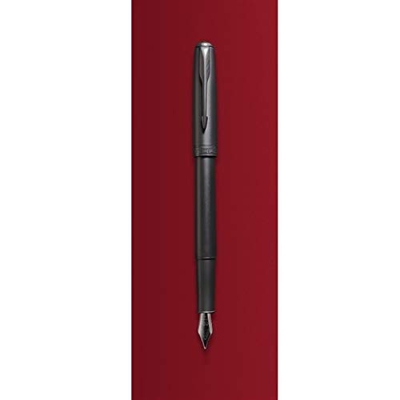 DEDONG Bolígrafo Pluma de Fuente de Color Rojo, Barril de Cobre, Clip de Flecha de Plata, Fino Nib, Jinhao Oficina Finanzas Escuela de Finanzas Estudi