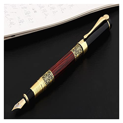 DEDONG Bolígrafo 530 Golden Talla de Oro Oficina de Negocios Oficina de Negocios Suministros de Oficina Fuente Pluma Nueva Tinta Pluma Pluma para Homb precio