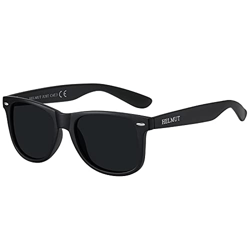 H HELMUT JUST Gafas de Sol Para Hombre y Mujer Polarizadas Wayfarers Lentes 54mm TR90 Ligero Montura Mate Nergo precio