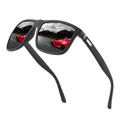 Gafas de sol polarizadas para hombres y mujeres; marcos vintage / clásicos / elegantes; objetivos de alta definición; Golf / Conducción / Pesca / Depo