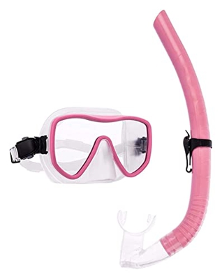 KITZIT Goggles Diving Impermeable de Alta definición Diving Snorkel seco Completo se Adapta a la Cara Que Respira cómoda, Adecuada for Adultos