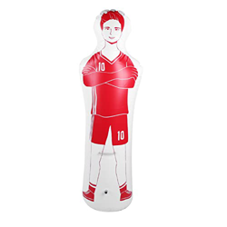 Kuuleyn Saco de Boxeo Inflable para niños de 40x160 cm, Saco de Boxeo para Adolescentes y Adultos, muñeco de Entrenamiento de fútbol Inflable, Saco de características