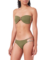 Arena Negra Cobra Conjuntos de Bikini, Multicolor (Estampado Serpiente 182), 40 (Tamaño del Fabricante:L) para Mujer en oferta