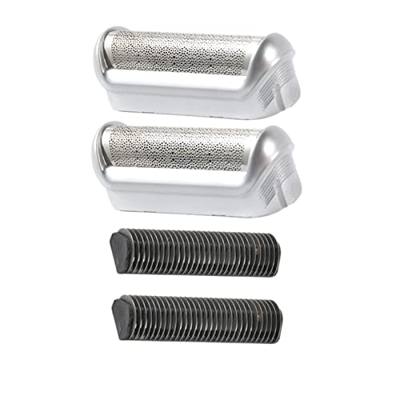 LWATANI 2 láminas de Afeitar y amp;Cabezal de Corte 5S Apto for Braun 550 570 P40 P50 P60 M30 M60 M90 555 575 5604 5607 5608 560 máquina de Afeitar Fu