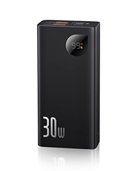 Baseus Bateria Externa 10000mAh, PD 30W Carga Rapida Power Bank con Pantalla LED,Mini Bateria Externa Movil con USB C, para iPhone, MacBook Air, iPad, precio