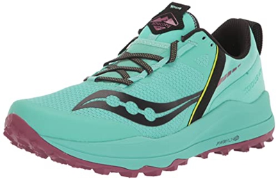 Saucony Xodus Ultra Womens Trail Running Shoes - Green UK 6