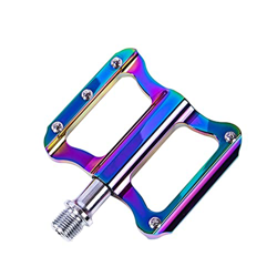 F XiaoY Pedal de bicicleta compatible con Mtb Pedal plano de buen agarre cojinetes de aleación ultraligeros y pedalos de bicicleta de carretera antide precio