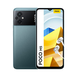 POCO M5 - Smartphone de 4+128GB, Pantalla de 6.58” 90Hz FHD+ DotDrop, MediaTek Helio G99, Triple cámara de 50MP con IA, 5000mAh, NFC, Verde (Versión E en oferta