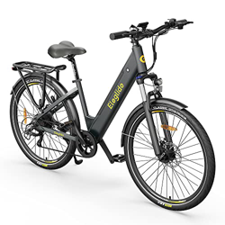 Bicicleta Eléctrica Eleglide T1 Step-Thru Gris,Bicicleta Eléctrica de Trekking,Batería 12,5Ah,Autonomía de 100Km,Bicicleta electrica montaña con Porta características