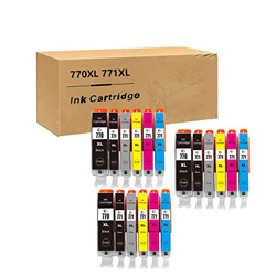 BAQU para Canon PGI-770XL CLI-771XL Cartucho de Tinta Uso Compatible con PIXMA MG5770 MG6870 MG7770 TS6070 TS8070 Impresoras 3-Pack precio