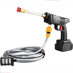 JIADUOFU Lavadora a Presión Portátil Inalámbrica 21v con Accesorios, Máquina Lavado Coches Eléctrica Portátil para Coches, Jardines, Terrazas, Trabajo en oferta